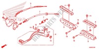 PEDAL for Honda FOURTRAX 500 FOREMAN RUBICON Hydrostatic CAMO 2012