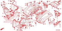 REAR FENDER for Honda FOURTRAX 500 FOREMAN 4X4 Electric Shift CAMO 2014