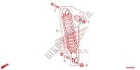 REAR SHOCK ABSORBER (2) for Honda FOURTRAX 500 FOREMAN 4X4 Electric Shift, Power Steering Camo 2014
