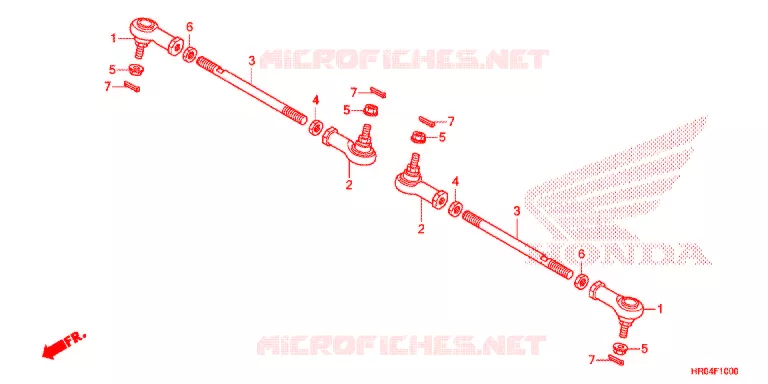 TIE ROD Honda ATV 500 FOURTRAX 2012  TRX500FEC