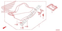 SINGLE SEAT (2) for Honda FOURTRAX 500 FOREMAN 4X4 2012