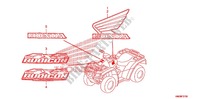 EMBLEM/MARK  for Honda FOURTRAX 500 FOREMAN RUBICON GPS EPS CAMO 2009