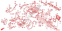 REAR FENDER for Honda FOURTRAX 500 RUBICON PS 2012
