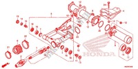 SWINGARM   CHAIN CASE for Honda FOURTRAX 500 RUBICON PS 2012