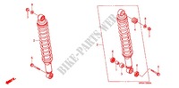 REAR SHOCK ABSORBER (2) for Honda FOURTRAX 500 FOREMAN 4X4 Electric Shift, Power Steering 2008