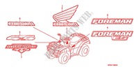 STICKERS for Honda FOURTRAX 500 FOREMAN 4X4 Power Steering, CAMO 2008