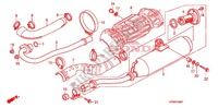 EXHAUST MUFFLER (2) for Honda FOURTRAX 500 FOREMAN 4X4 Power Steering 2011