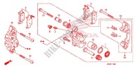 FRONT BRAKE CALIPER for Honda FOURTRAX 500 FOREMAN 4X4 Power Steering 2011