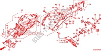 REAR FENDER for Honda VFR 1200 DCT 2010