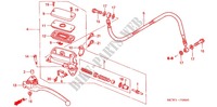 FRONT BRAKE MASTER CYLINDER for Honda VFR 800 VTEC ABS 2012