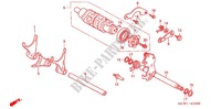 GEARSHIFT DRUM   SHIFT FORK for Honda VFR 800 VTEC ABS 2011