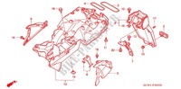 REAR FENDER for Honda VFR 800 VTEC ABS 2012