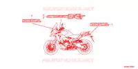 STICKERS Frame 800 honda-motorcycle CROSSRUNNER 2015 F_50