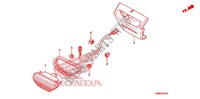 TAILLIGHT (2) for Honda TRX 250 FOURTRAX RECON Electric Shift 2010