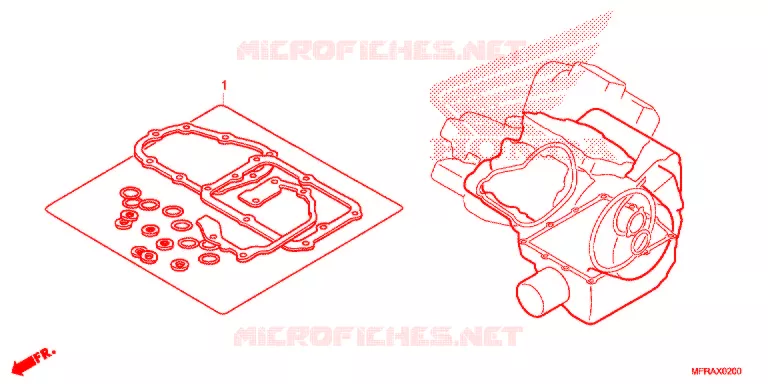 GASKET KIT Honda MOTO 1300 VT 2013  VT1300CSD