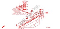 REAR BRAKE MASTER CYLINDER for Honda VT 1300 INTERSTATE 2011