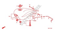 FUEL TANK for Honda VT 1300 C FURY ABS 2011