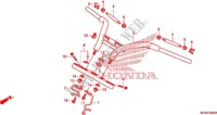 HANDLE PIPE/TOP BRIDGE (2) for Honda VT 1300 C FURY 2011
