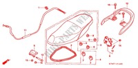 SEAT (1) for Honda WAVE 125 Kick start, Spoked wheels 2011