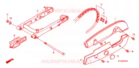 SWINGARM   CHAIN CASE (2) for Honda EX5 DREAM 100, Electric start 2007