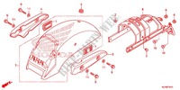 REAR FENDER (VT750C2/C2F/C2S/C2B) for Honda SHADOW VT 750 PHANTOM 2014