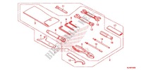 TOOLS   BATTERY BOX for Honda SHADOW VT 750 PHANTOM 2014
