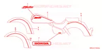 STICKERS for Honda SHADOW VT 750 AERO ABS 2006