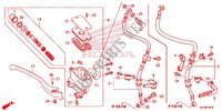 FRONT BRAKE MASTER CYLINDER (VT750C/CA/C2/C2F/C2B) for Honda SHADOW VT 750 AERO ABS GRAY 2014