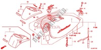 FUEL TANK for Honda SHADOW VT 750 AERO ABS GRAY 2014