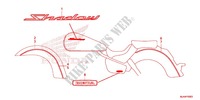 EMBLEM (VT750C/CA/CS) for Honda SHADOW VT 750 AERO 2013