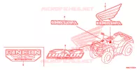 STICKERS for Honda FOURTRAX 680 RINCON 2017