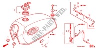 FUEL TANK for Honda APE 50 DELUXE Front brake disk 2012