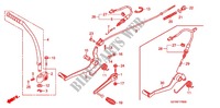 KICK STARTER ARM   BRAKE PEDAL   GEAR LEVER for Honda APE 50 DELUXE Front brake disk 2012