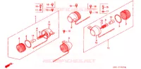 INDICATOR (2) for Honda MONKEY 50 TYPE 1 1981