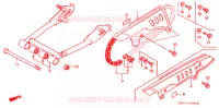SWINGARM   CHAIN CASE for Honda MONKEY 50 TYPE 1 1981