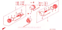 INDICATOR (2) for Honda MONKEY 50 TYPE LA 1981
