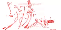 LEVER   SWITCH   CABLE (3 SPEED) for Honda MONKEY 50 TYPE LA 1981