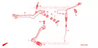 PEDAL for Honda XR 400 MOTARD 2008