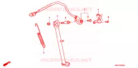 SIDE STAND for Honda XR 400 MOTARD 2008
