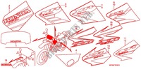 STICKERS for Honda XR 650 L 2004
