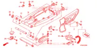 SWINGARM   CHAIN CASE for Honda XR 650 L 2005