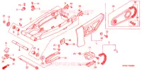 SWINGARM   CHAIN CASE for Honda XR 650 L 1993
