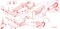 SWINGARM   CHAIN CASE for Honda XR 650 L 1993