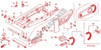 SWINGARM   CHAIN CASE for Honda XR 650 L 1997