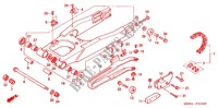 SWINGARM   CHAIN CASE for Honda XR 650 R 2001