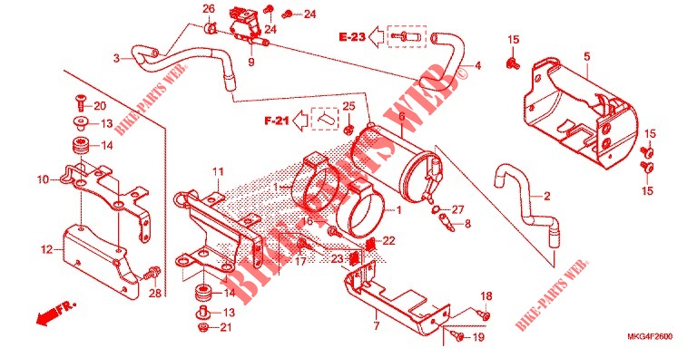 AIR INJECTION SYSTEM for Honda REBEL 500 ABS 2018