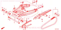 SWINGARM   CHAIN CASE for Honda CB 650 F 2018