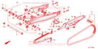 SWINGARM   CHAIN CASE for Honda AFRICA TWIN CRF 1000 DCT RED 2016