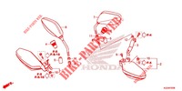 MIRROR   KNUCKLE GUARD for Honda CRF 250 L 2018