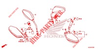 MIRROR   KNUCKLE GUARD for Honda CRF 250 RALLYE 2017